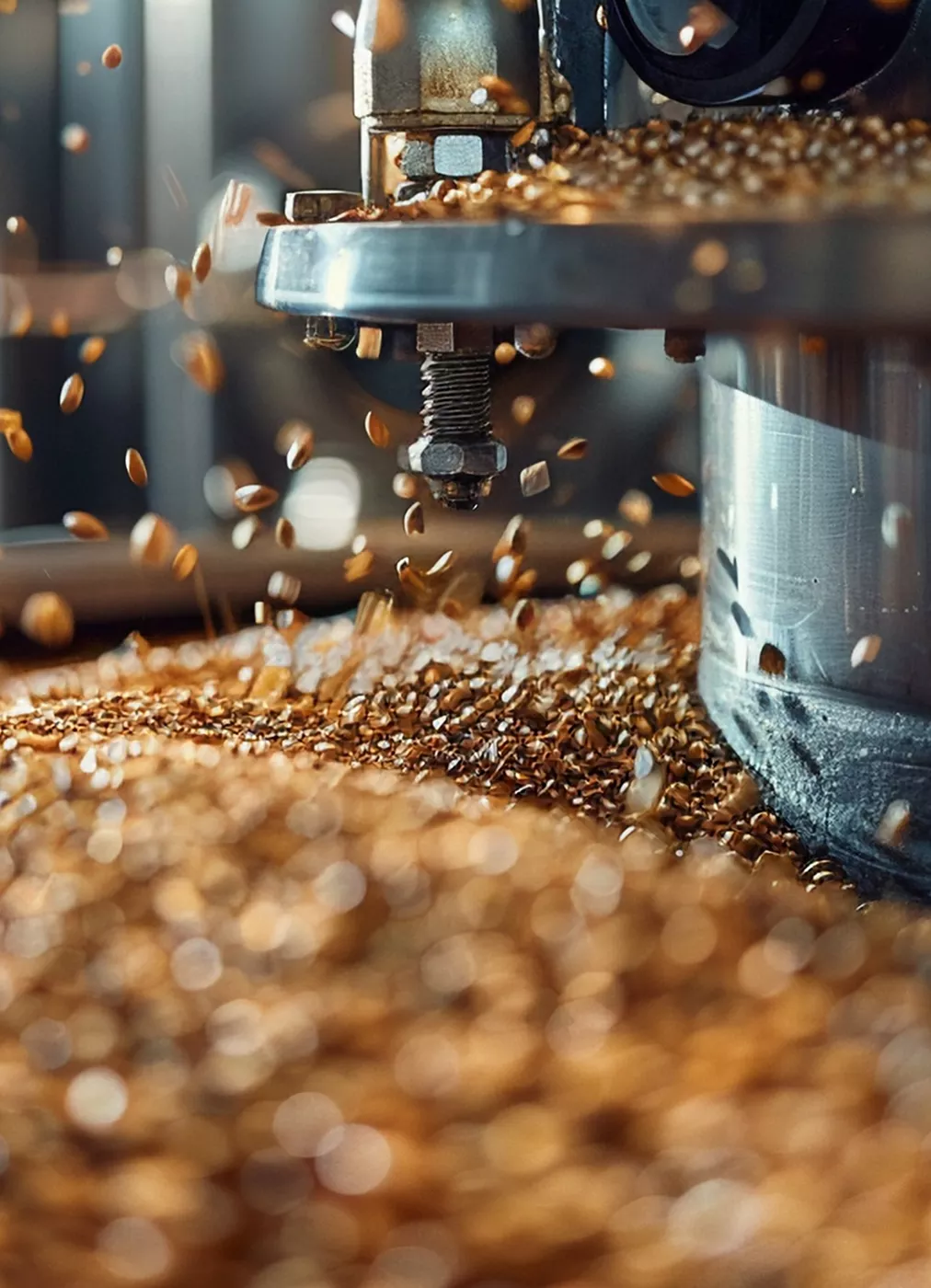 Moulin et grains d’orge